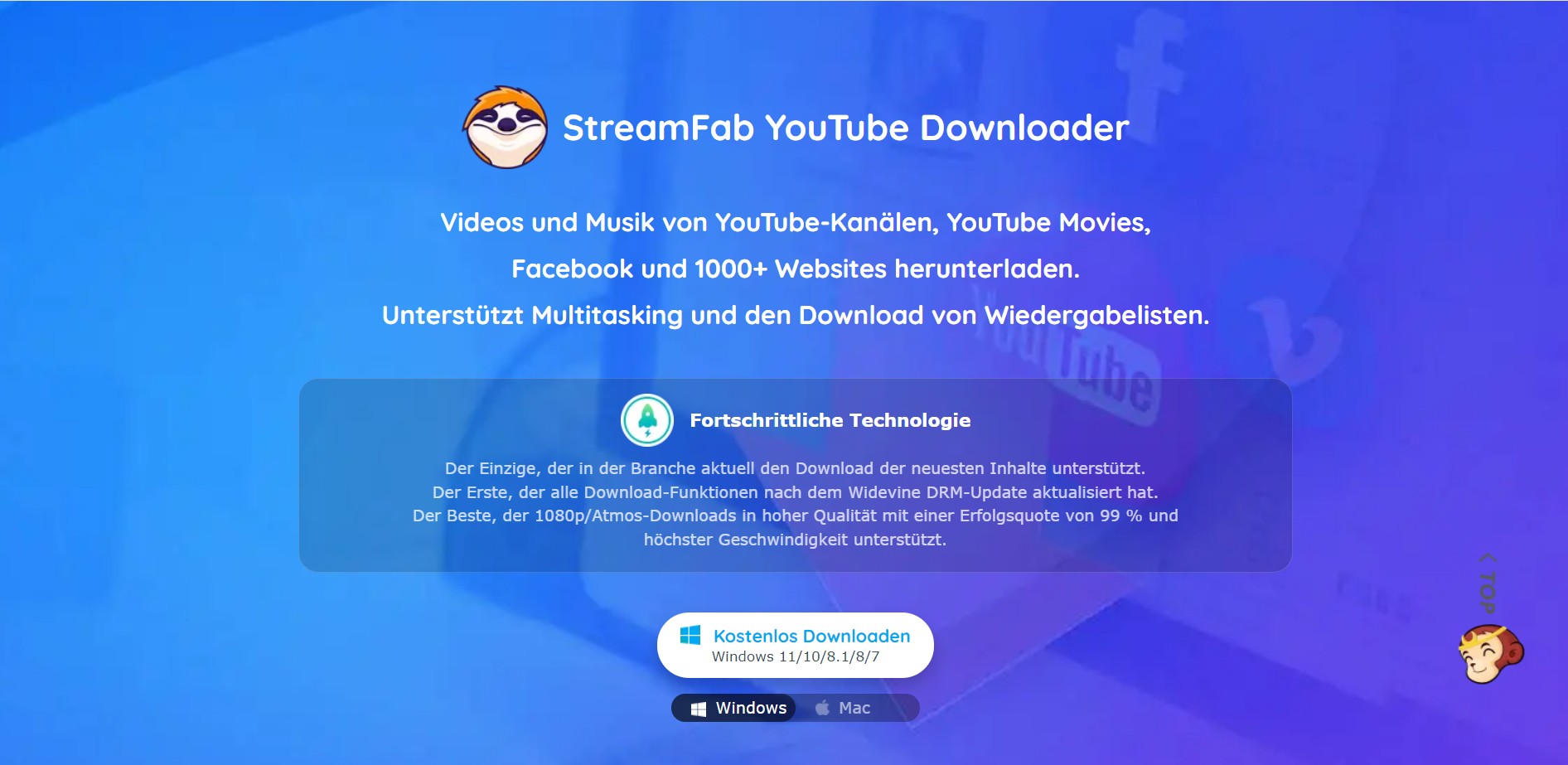 Beste Software für den direkten Download von kostenlosen HD-Filmen - StreamFab