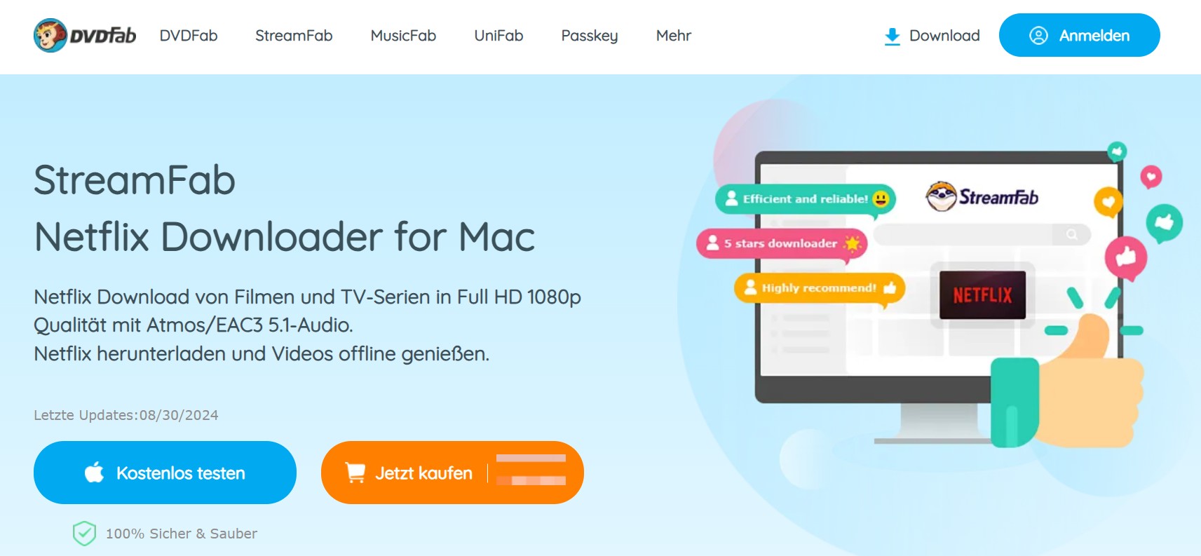 Gibt es eine Netflix App für Mac-StreamFab Netflix Downloader für Mac