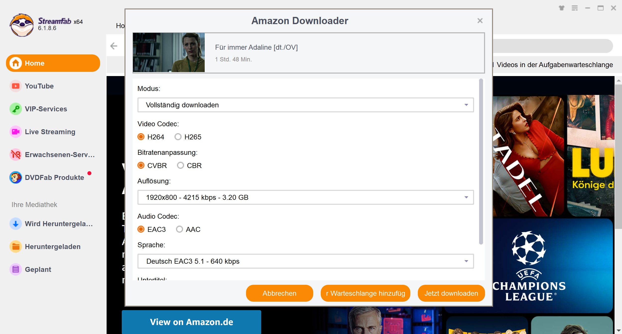 Beste Alternative: StreamFab Video Downloader